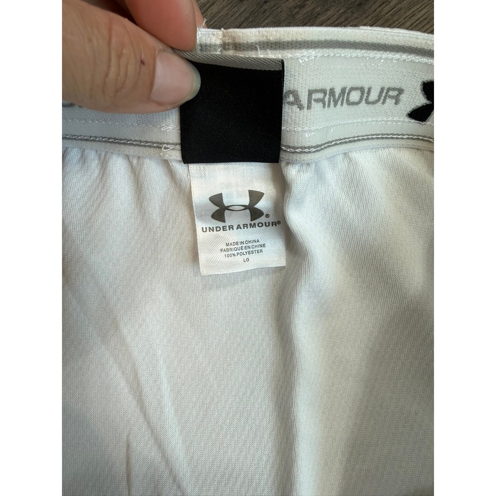 Under Armour White Athletic Skort Tennis Golf Skirt Mesh Large ULK5440 - Picture 3 of 8